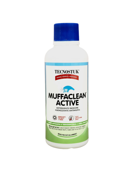 MuffaClean Active 250ml Tecnostuk Detergente e igienizzante Inodore Applicazione spray Classe A+