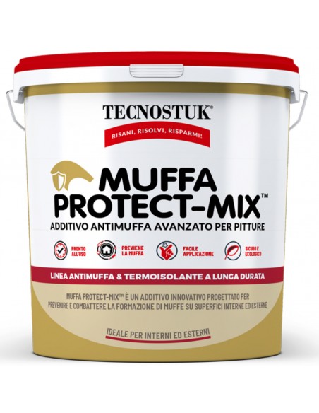 Muffa Protect-Mix – Additivo antimuffa per pitture interni/esterni