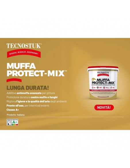 Muffa Protect-Mix – Additivo antimuffa per pitture interni/esterni