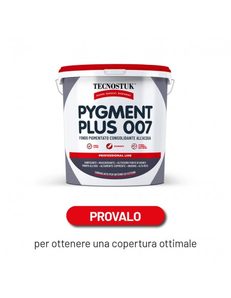 PYGMENT PLUS 007 TECNOSTUK - Fondo Pigmentato Consolidante all'Acqua